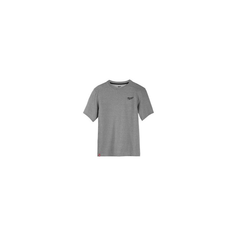 Футболка MILWAUKEE HTSSGR-XL, легкая с коротким рукавом, серая, (размер XL)