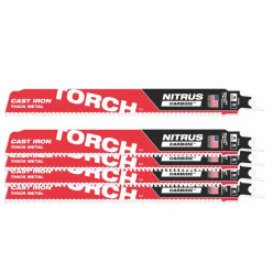 Полотно для сабельных пил TORCH CARBIDE NITRUS MILWAUKEE, 230х3,1мм, (5шт), (металл)