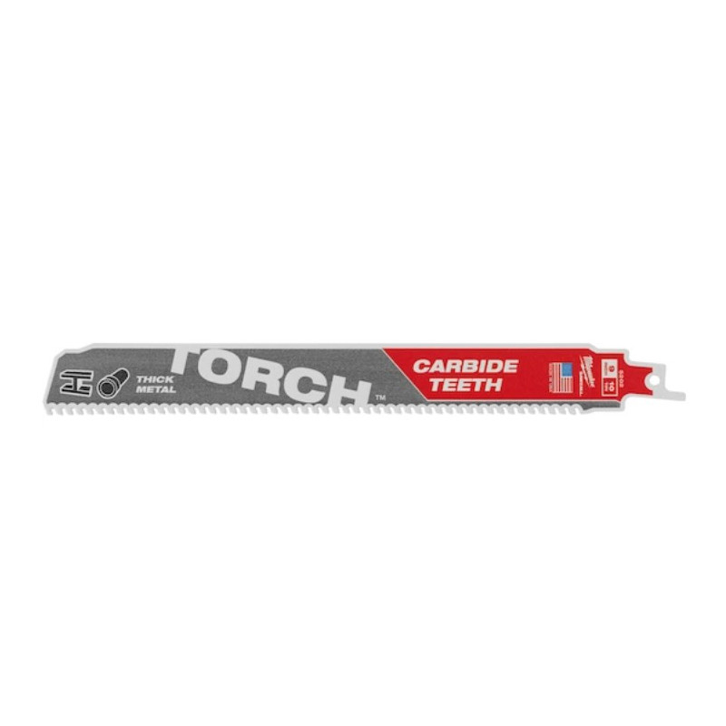 Полотно для сабельных пил TORCH CARBIDE MILWAUKEE, 230х2,5мм, (5шт), (металл)