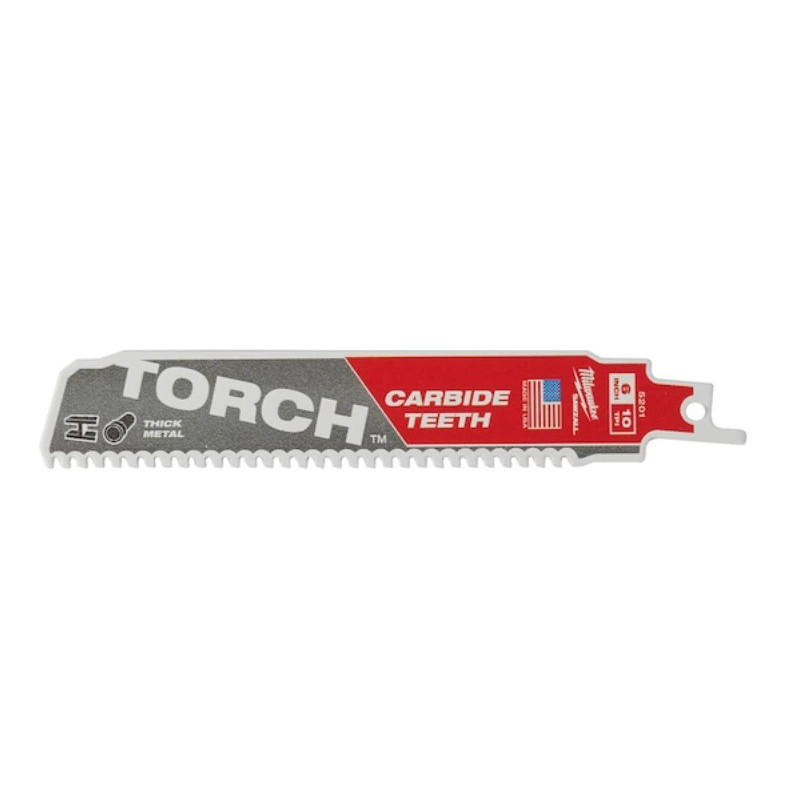 Полотно для сабельных пил TORCH CARBIDE MILWAUKEE, 150х2,5мм, (5шт), (металл)