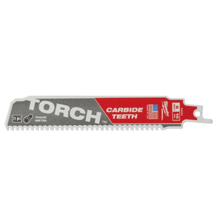 Полотно для сабельных пил TORCH CARBIDE MILWAUKEE, 150х2,5мм, (5шт), (металл)