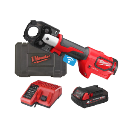 Обжимник гидравлический аккумуляторный для кабелей MILWAUKEE M18 HCCT-201C 53 кН (ЗУ+1Х2Ач+кейс) 