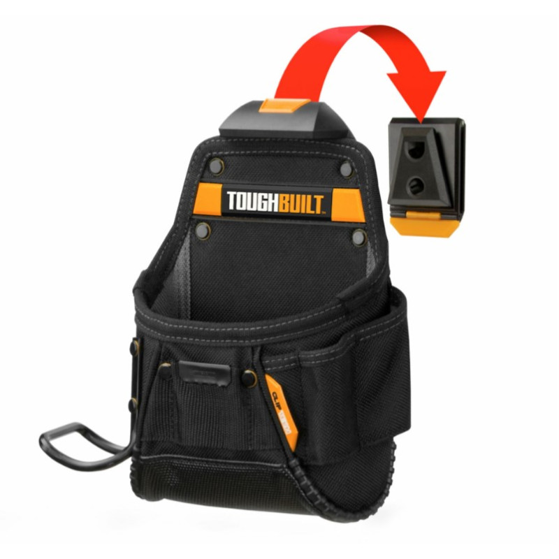Строительная поясная сумка для молотка ClipTech TOUGHBUILT TB-CT-24