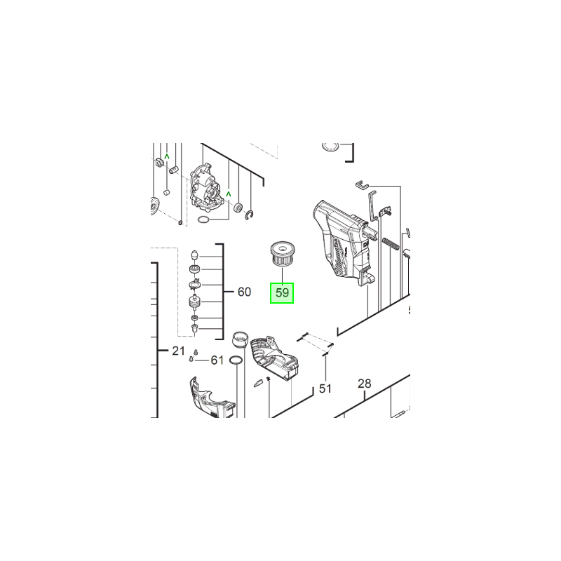 Фільтр до перфоратора M18FHAFOH16-0 16MM SDS+ HMR W. DDE
