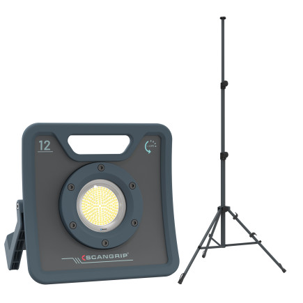 Прожектор переносной 12 000 lumen NOVA 12 + TRIPOD 3M for Life SCANGRIP (с Bluetooth управлением)