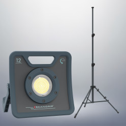 Прожектор переносной 12 000 lumen NOVA 12 + TRIPOD 3M for Life SCANGRIP (с Bluetooth управлением)