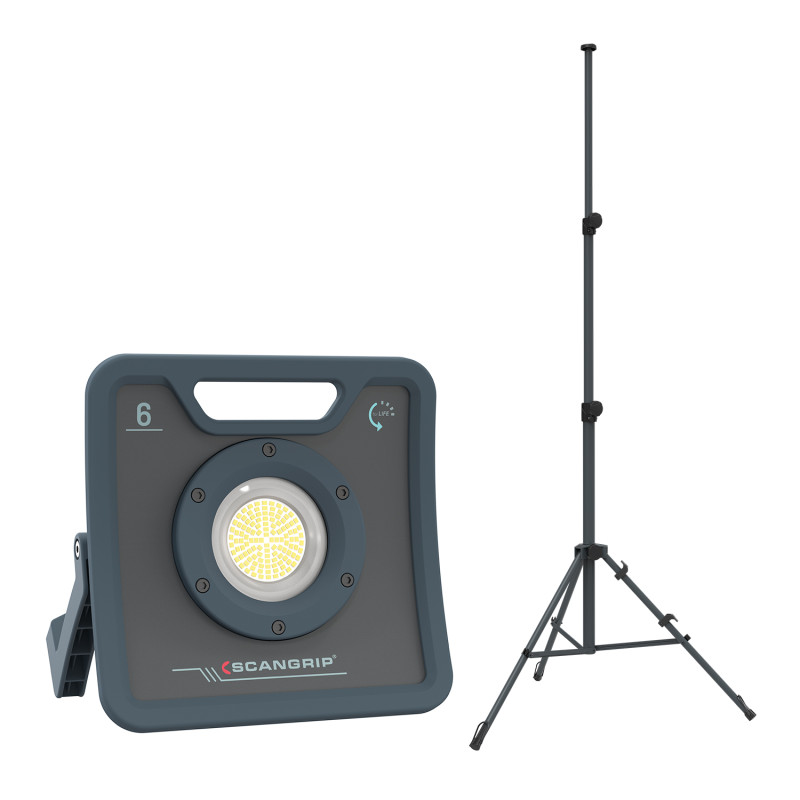 Прожектор переносной 6000 lumen NOVA 6 + TRIPOD 3M  for Life SCANGRIP