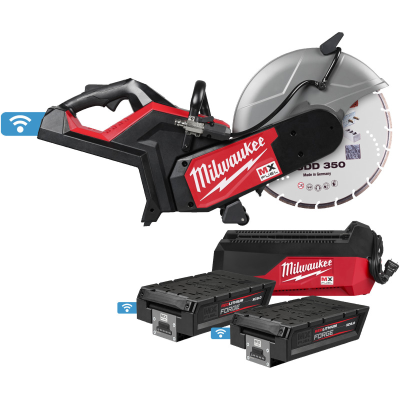 Машина отрезная аккумуляторная бесщёточная Ø350мм (резчик) MILWAUKEE MXF COS350G2FC-802