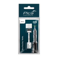 Запасные стержни PICA 7032/SB Fine Dry белый 0,9мм, 12шт