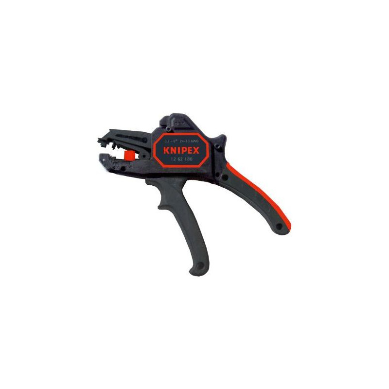 Стриппер автоматический для удаления изоляции, 0,2-6,0мм² 180мм KNIPEX 12 62 180 (NEW 2025)