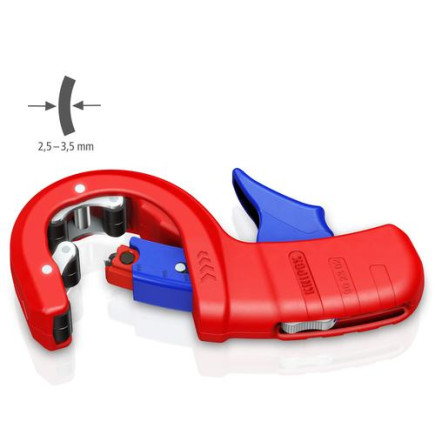 Труборез для пластиковых труб до 50мм (PVC, PP, PE) KNIPEX DPT50 Труборез для пластиковых труб до 50мм (PVC, PP, PE) KNIPEX DPT50