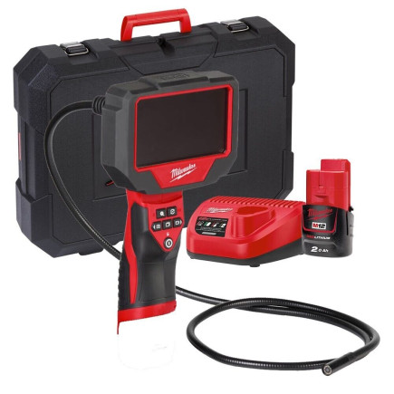 Камера аккумуляторная цифровая MILWAUKEE M12 360IC12-201C (1м)(ЗУ+1акк.Х2Ач+кейс) 