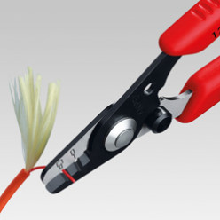 Инструмент для удаления изоляции со световодов, 130мм KNIPEX 12 82 130 SB