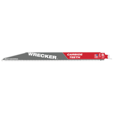 Полотно для сабельных пил WRECKER CARBIDE MILWAUKEE, 300/4,2мм, (мультиматериал) Полотно для сабельных пил WRECKER CARBIDE MILWAUKEE, 300/4,2мм, (мультиматериал)