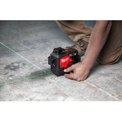 Нивелир лазерный аккумуляторный 3D MILWAUKEE, M12 3PLKIT-401P, (замена на 4933499379)