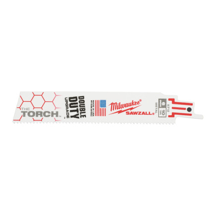 Полотно для сабельных пил TORCH MILWAUKEE, 150/2,5мм, (5шт), (металлл) Полотно для сабельных пил TORCH MILWAUKEE, 150/2,5мм, (5шт), (металлл)