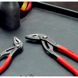 Клещи сантехнические переставные особо тонкие Ø42мм  Cobra ES KNIPEX 87 51 180, фосфатированные