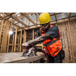 Пила дисковая акумуляторная бесщёточная MILWAUKEE M18 FCS552-0, Ø165мм (каркас) + M18 B5 подарок
