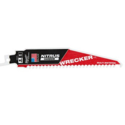 Полотно для сабельных пил WRECKER CARBIDE NITRUS MILWAUKEE, 150/4,2мм, (мультиматериал)