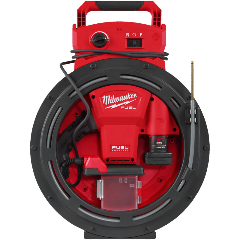Машина прочистная аккумуляторная MILWAUKEE M12 HSFSM-602 (5м) (ЗУ, 2 аккум.Х6Ач)
