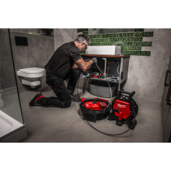 Машина прочистная аккумуляторная MILWAUKEE M12 HSFSM-602 (5м) (ЗУ, 2 аккум.Х6Ач)