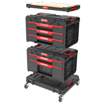 Набор ящиков QBRICK SYSTEM ONE WORKSHOP DRAWERS SET 4 (780 x 540 x 650) Набор ящиков QBRICK SYSTEM ONE WORKSHOP DRAWERS SET 4 (780 x 540 x 650)