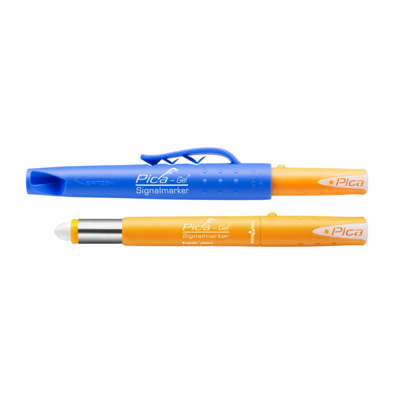 Маркер водо-жаро стойкий Pica 8080 GEL Signalmarker, белый 