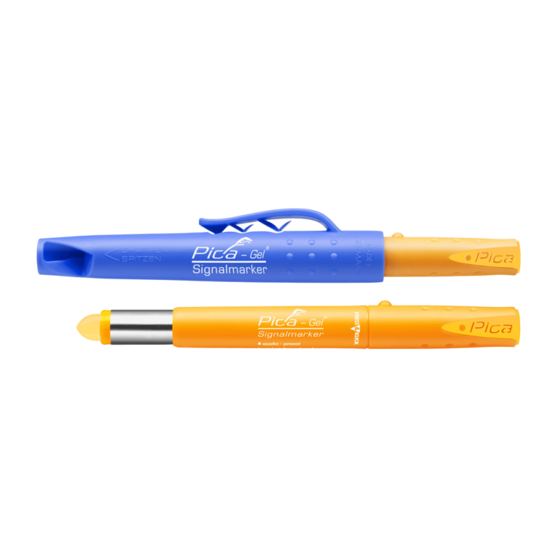 Маркер водо-жаро стойкий Pica 8084 GEL Signalmarker, желтый 