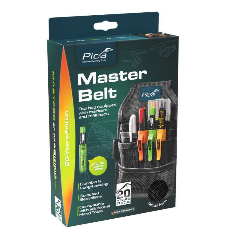 Набор для маркировки профессиональный Pica Master Belt 20-Years-Edition (5шт) в сумке