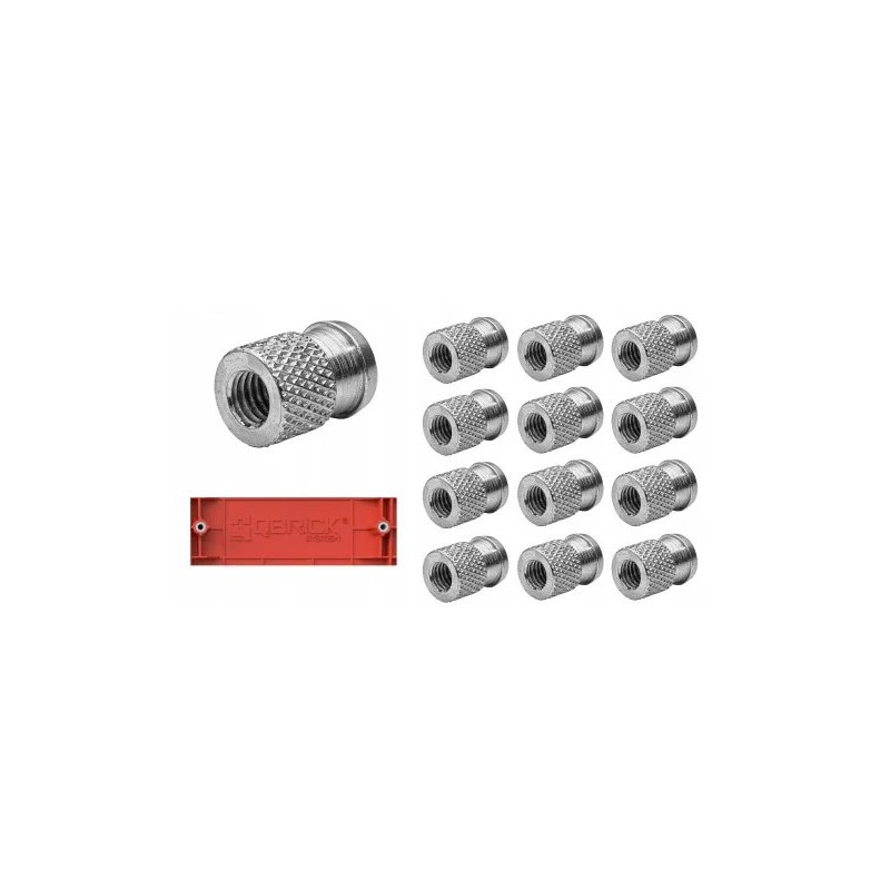 Резьбовые адаптеры QBRICK SYSTEM Threaded inserts М8 12шт, Z258230PG001