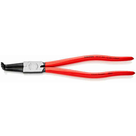Щипцы для стопорных колец загнутые 90° Ø85-140мм, 300мм KNIPEX 44 21 J41 SB,(Ø3,2мм) фосфатированные