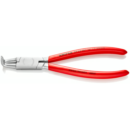 Щипцы для стопорных колец загнутые 90° Ø19-60мм, 170мм KNIPEX 44 23 J21, (Ø1,8мм) хромированные