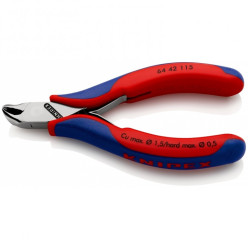 Кусачки торцеві для електроніки KNIPEX 64 42 115