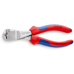 Кусачки торцеві особливої потужності хромовані 160 мм Knipex 67 05 160