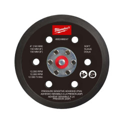 Подошва шлифовальная MILWAUKEE FROSBPHP150, Ø150мм, 6 отв. для M12 FROS (жесткая з PSA)