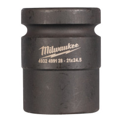 Головка ударная для ж/д креплений ShW 1'' 4гр. STD MILWAUKEE, 21х24,5мм