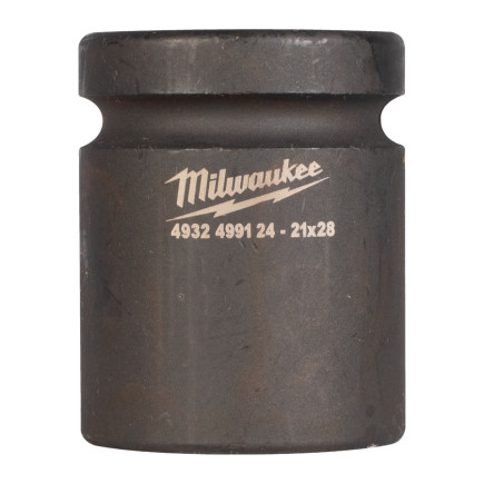 Головка ударная для ж/д креплений ShW 1'' 4гр. STD MILWAUKEE, 21х28мм