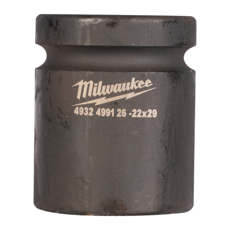 Головка ударная для ж/д креплений ShW 1'' 4гр. STD MILWAUKEE, 22х29мм