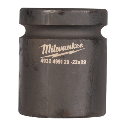 Головка ударная для ж/д креплений ShW 1'' 4гр. STD MILWAUKEE, 22х29мм