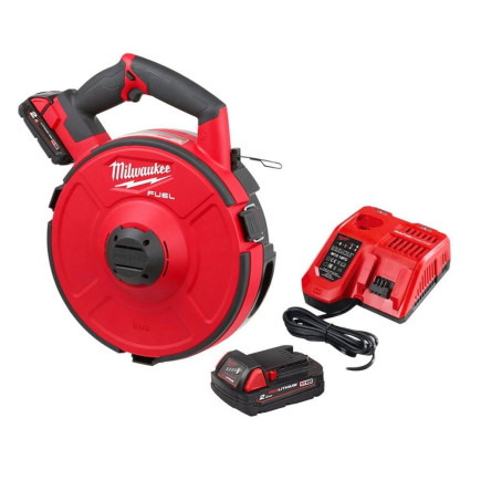 Устройство аккумуляторное для протягивания кабеля MILWAUKEE, M18 FPFT-202, 30м