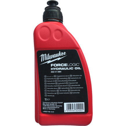 Масло гидравлическое MILWAUKEE (для M18 HUP700) (1л)