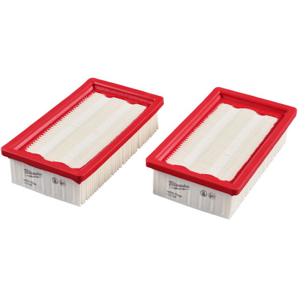 Фильтр-картридж (сухой) MILWAUKEE, HEPA H13 (для M18 ONEF2VC34M) (2шт) Фильтр-картридж (сухой) MILWAUKEE, HEPA H13 (для M18 ONEF2VC34M) (2шт)