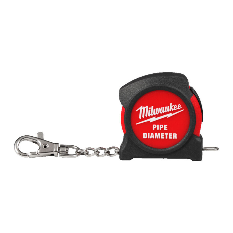 Рулетка-брелок для труб PIPE DIAMETER MILWAUKEE, 1 ¼˝ (DN 32) – 6˝ (DN150), с магнитом