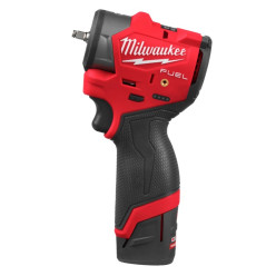 Гайковерт аккумуляторный бесщеточный MILWAUKEE 1/4'' (136 Нм) M12 FSCIWF14-252X, с кольцом
