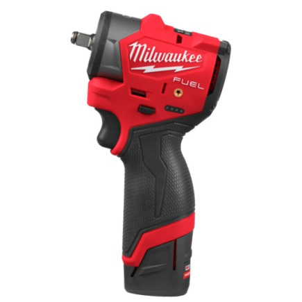 Гайковерт аккумуляторный бесщеточный MILWAUKEE 3/8'' (305 Нм) M12 FSCIWF38-252X, с кольцом Гайковерт аккумуляторный бесщеточный MILWAUKEE 3/8'' (305 Нм) M12 FSCIWF38-252X, с кольцом