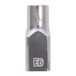 Головка торцевая хромированная TORX Е-стандарт ¼”  MILWAUKEE, E6