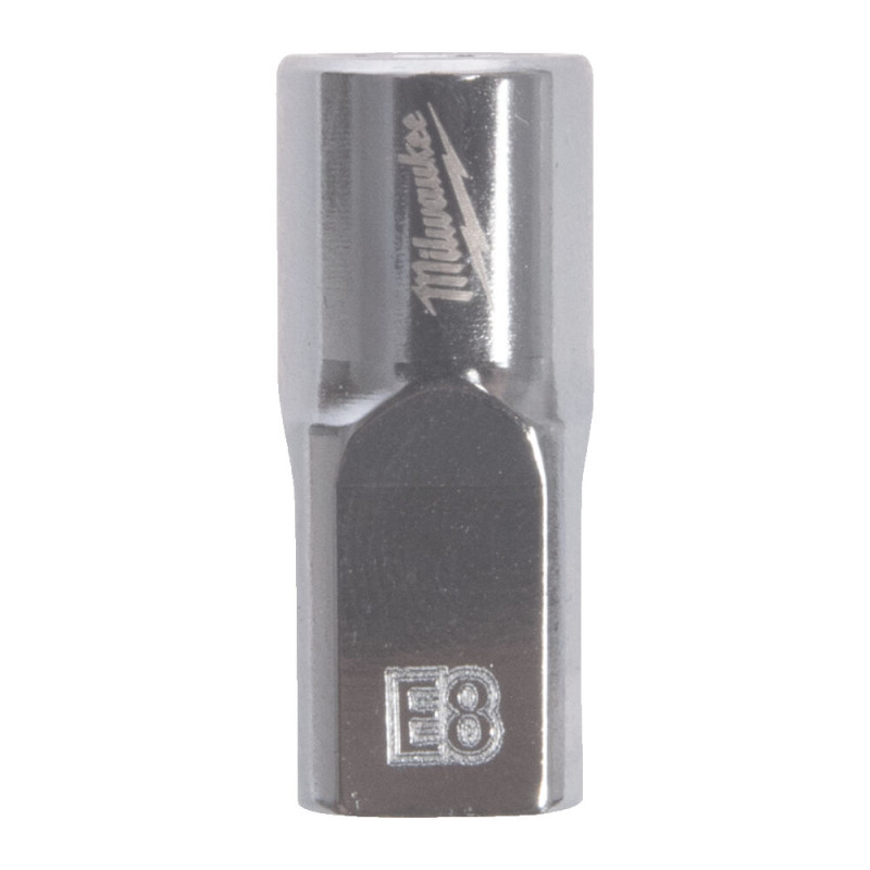Головка торцевая хромированная TORX Е-стандарт ¼” MILWAUKEE, E8