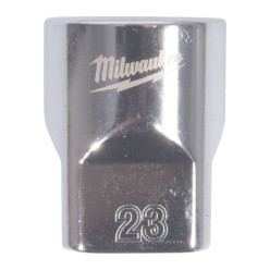 Головка торцевая хромированная ½” MILWAUKEE, (звезда 12 гранн.), 23мм