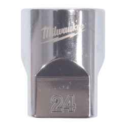 Головка торцевая хромированная ½” MILWAUKEE, (звезда 12 гранн.), 24мм