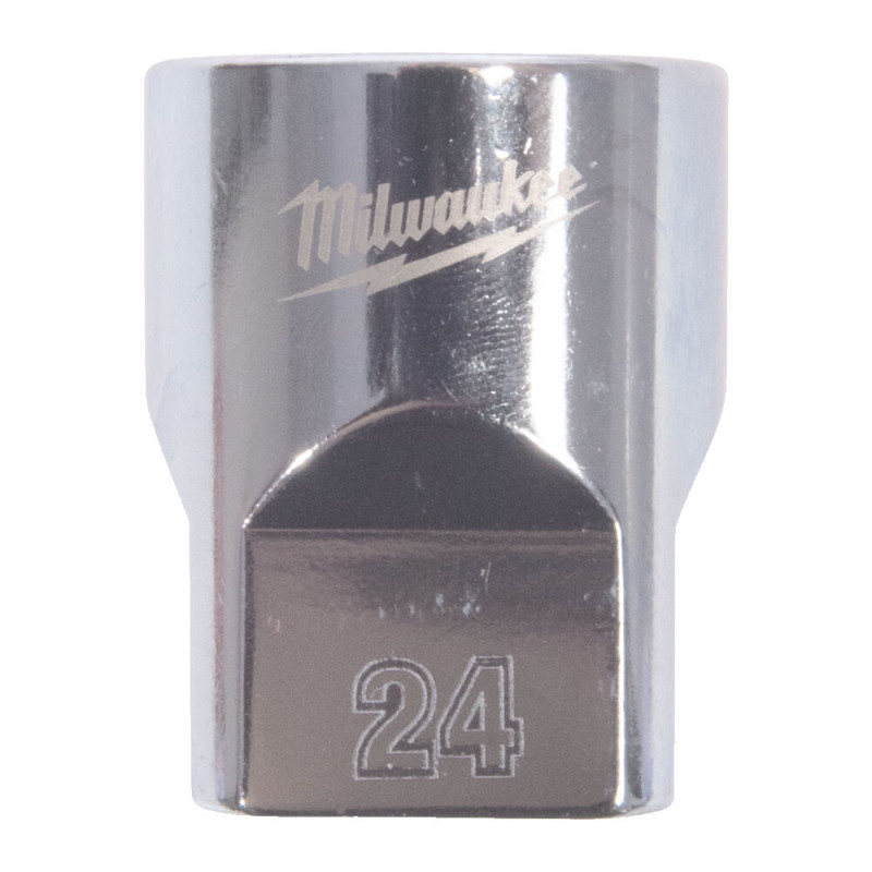 Головка торцевая хромированная ½” MILWAUKEE, (звезда 12 гранн.), 24мм